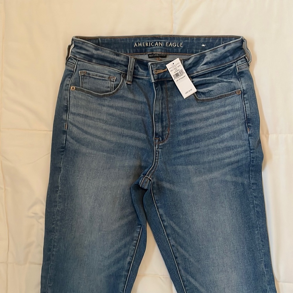 American Eagle A/E Next Level Stretch High Rise Skinny Kick Jean